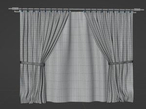 Curtains 3D मॉडल
