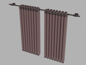 Curtains 3D मॉडल