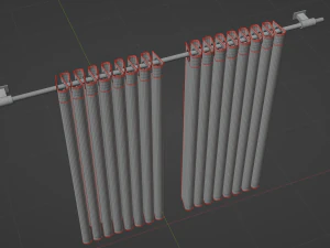 Curtains 3D Model