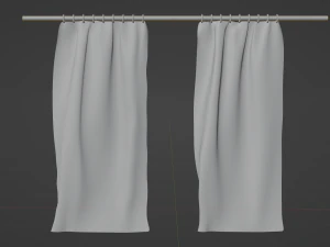 Curtains 3D Model