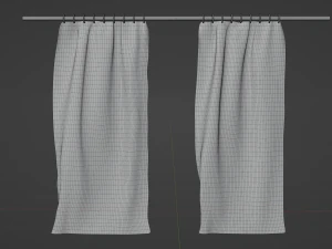 Curtains 3D Model
