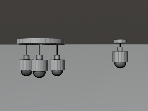 Pendant lamps 3D 模型