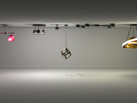 Pendant lamps 3D Model