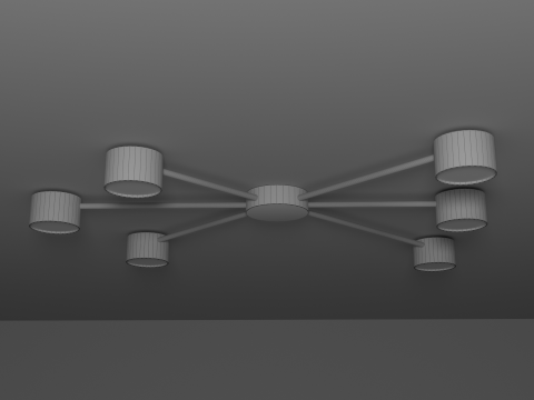 Pendant lamps 3D-Modell