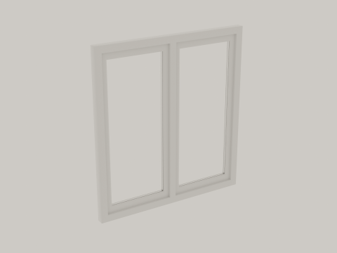Plastic windows collection of 6 pieces 3D Модель