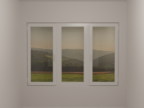 Plastic windows collection of 6 pieces 3D Модель