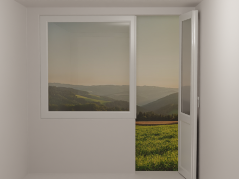 Plastic windows collection of 6 pieces 3D Модель