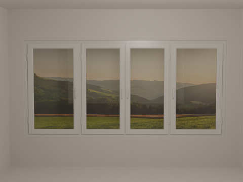 Plastic windows collection of 6 pieces 3D Модель