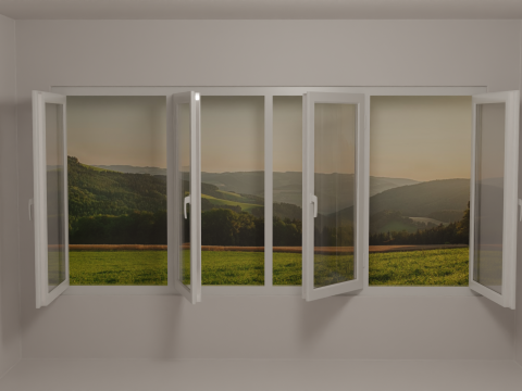 Plastic windows collection of 6 pieces 3D 模型