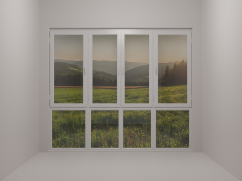 Plastic windows collection of 6 pieces 3D Модель