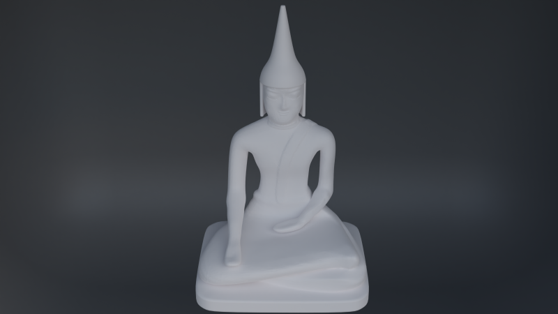 Altar for incense sticks Buddha 3D 打印模型 .c4d .max .obj .3ds .fbx .stl .blend 
