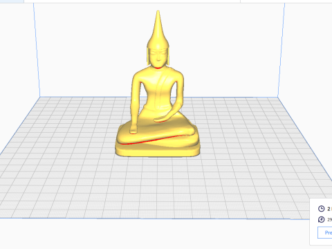 Altar for incense sticks Buddha 3D 打印模型