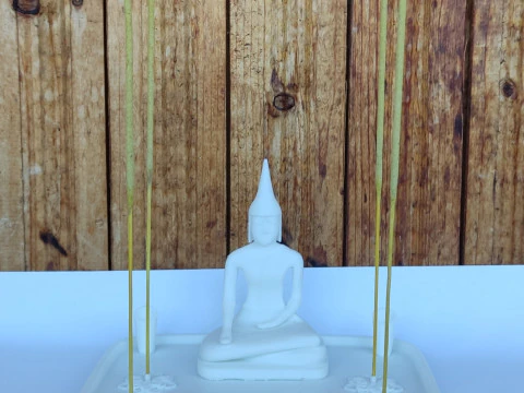Altar for incense sticks Buddha 3D Print Model