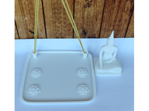 Altar for incense sticks Buddha 3D 打印模型
