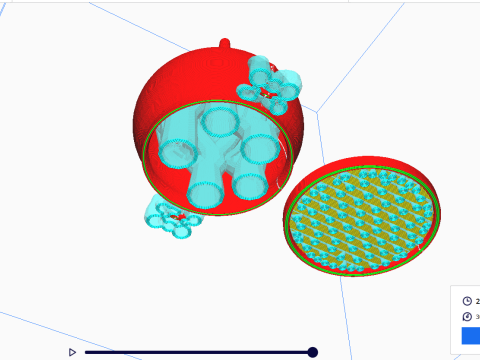 Halloween Witch Cauldron Bowl 3D Print Model