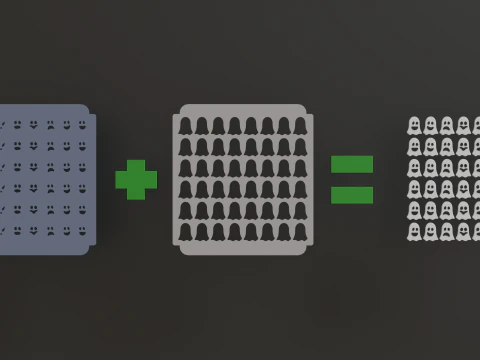 Saupoudrer le pochoir Ghost Design Fichier STL num&eacute;rique pour l&rsquo;impression 3D du fabricant de cookies t&eacute;l&eacute;charger Modèles 3D en vedette