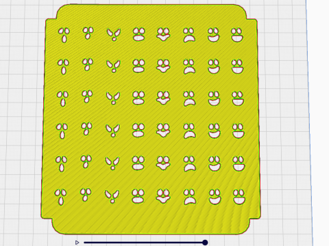 Sprinkle Stencil Ghost Design Digital STL file for 3D printing cookie maker download Modelo de Impressão 3D