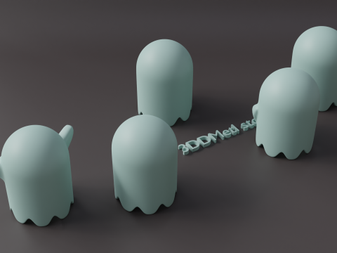 Ghosts Modello di stampa 3D