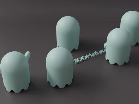 Ghosts 3D Print Model