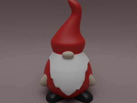 Christmas gnome Digital STL file for 3D printing 3D Baskı Modeli