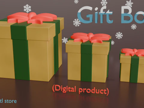 Pudełka na prezenty Model do druku 3D