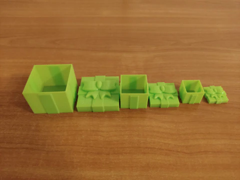 Hediye Kutuları 3D Baskı Modeli