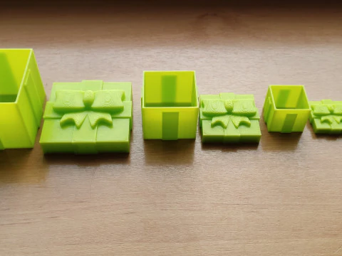 Hediye Kutuları 3D Baskı Modeli
