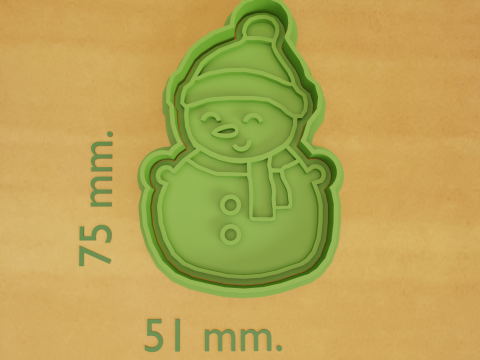 Cookie cutters Set of 5 pieces 3Dプリントモデル