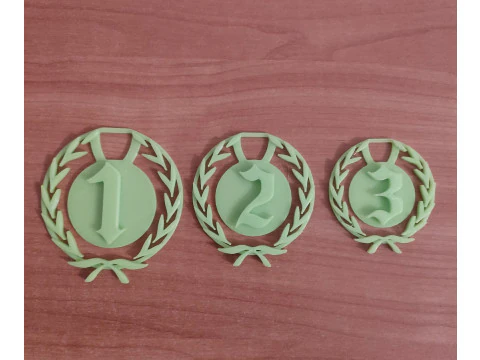 Medalhas Modelo de Impressão 3D