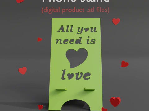 Подставка для телефона Все, что вам нужно, цифровые файлы продуктов в формате stl 3D Принт Модель