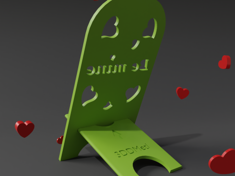 Phone stand Be mine digital product stl files Modello di stampa 3D