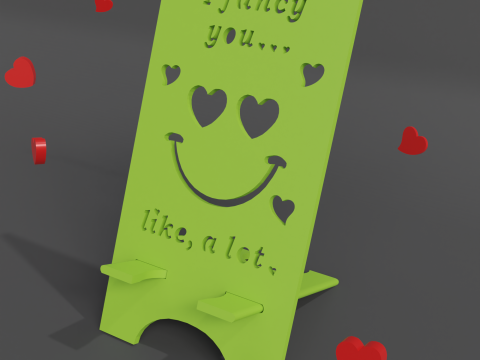 Phone stand i fancy you digital product stl files 3D Принт Модель