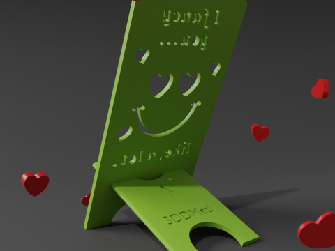 Phone stand i fancy you digital product stl files 3D Принт Модель