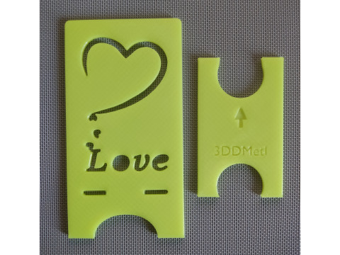 Phone stand Love digital product stl files 3D Print Model