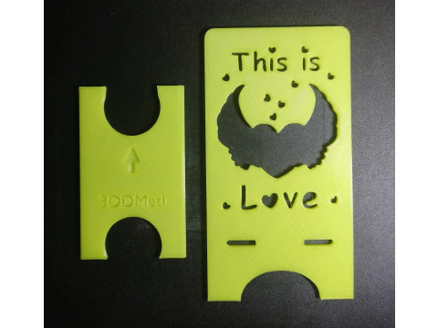 Phone stand this is love digital product stl files 3D Print Model