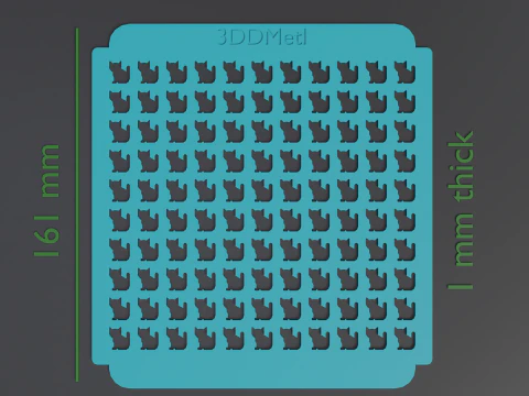 Набор трафаретов Sprinkles, 12 шт. 3D Принт Модель