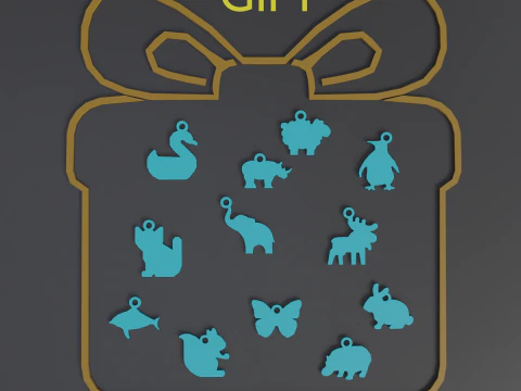 Набор трафаретов Sprinkles, 12 шт. 3D Принт Модель