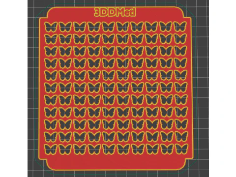 Набор трафаретов Sprinkles, 12 шт. 3D Принт Модель