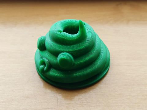 Poop-shaped piggy bank stl gcode files for 3d printing 3D 打印模型