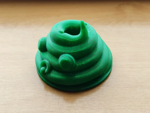Poop-shaped piggy bank stl gcode files for 3d printing 3D Print Model