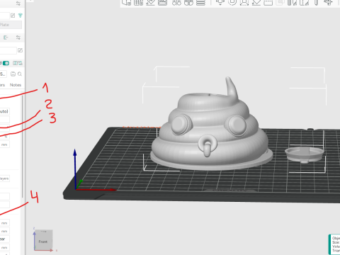 Poop-shaped piggy bank stl gcode files for 3d printing 3D 打印模型