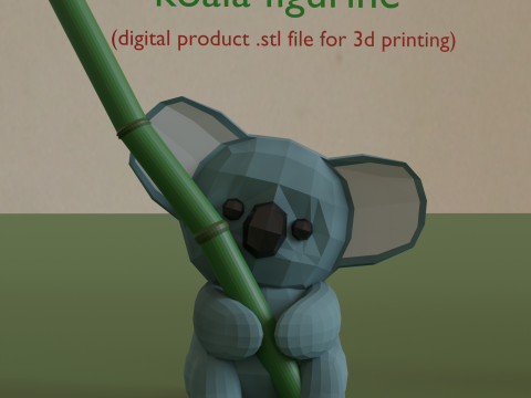 Figurine - koala 3Dプリントモデル