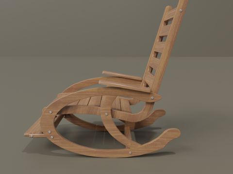 Rocking chair 3D Print Model