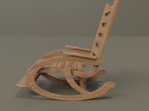 Rocking chair 3D Print Model