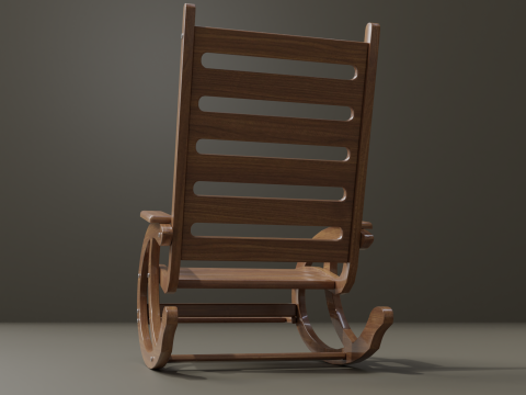 Rocking chair 3D Print Model