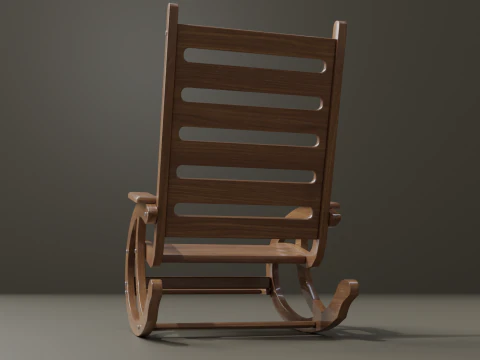Rocking chair 3D Print Model