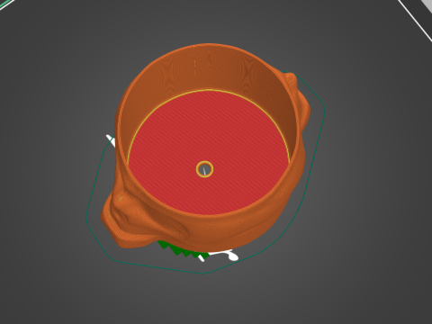 Flowerpot ashtray organizer STL files for 3D printing 3Dプリントモデル