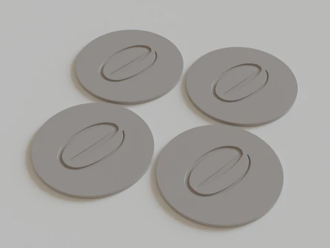 Coffee Cup Coasters Stand stl files for 3d printing 3D Print Model