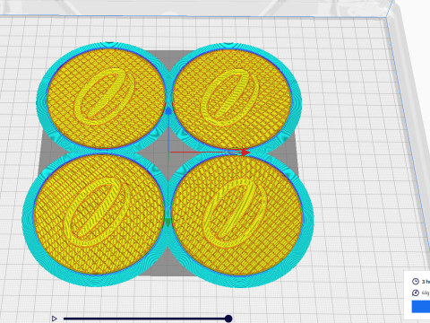 Coffee Cup Coasters Stand stl files for 3d printing 3D 打印模型