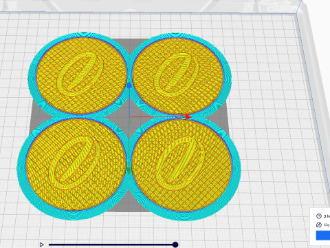 Coffee Cup Coasters Stand stl files for 3d printing 3D Print Model